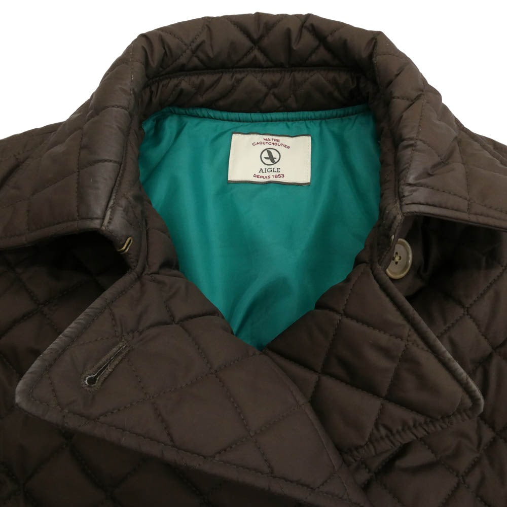 AIGLE エーグル 8604-38400 中綿 キルティング ジャケット ブラウン系 M【中古】