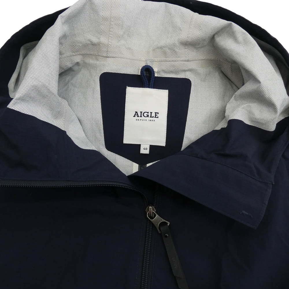 AIGLE エーグル ZBF073J マウンテンパーカー ネイビー系 40【中古】