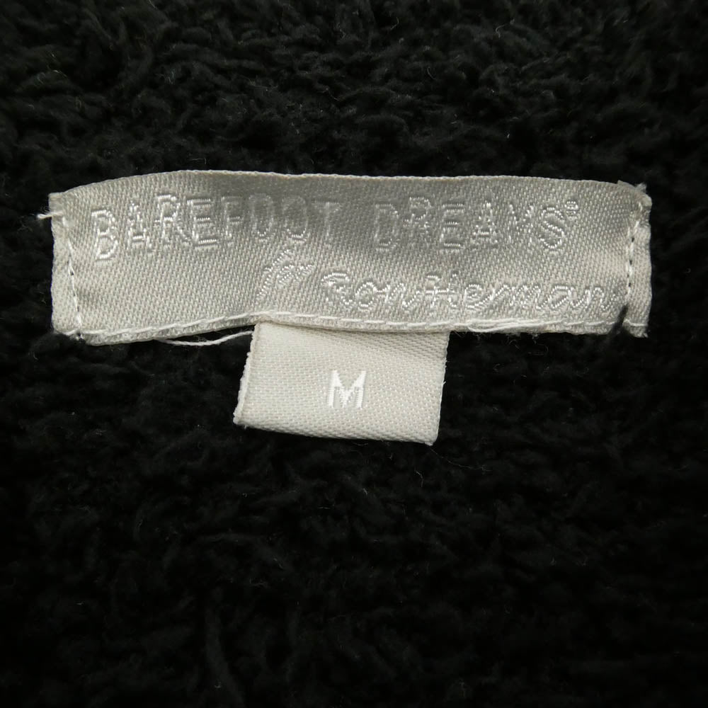 Ron Herman ロンハーマン C454 BAREFOOT DREAMS ベアフットドリームズ bamboo chic knit ショールカラー ニット カーディガン ブラック系 M【中古】