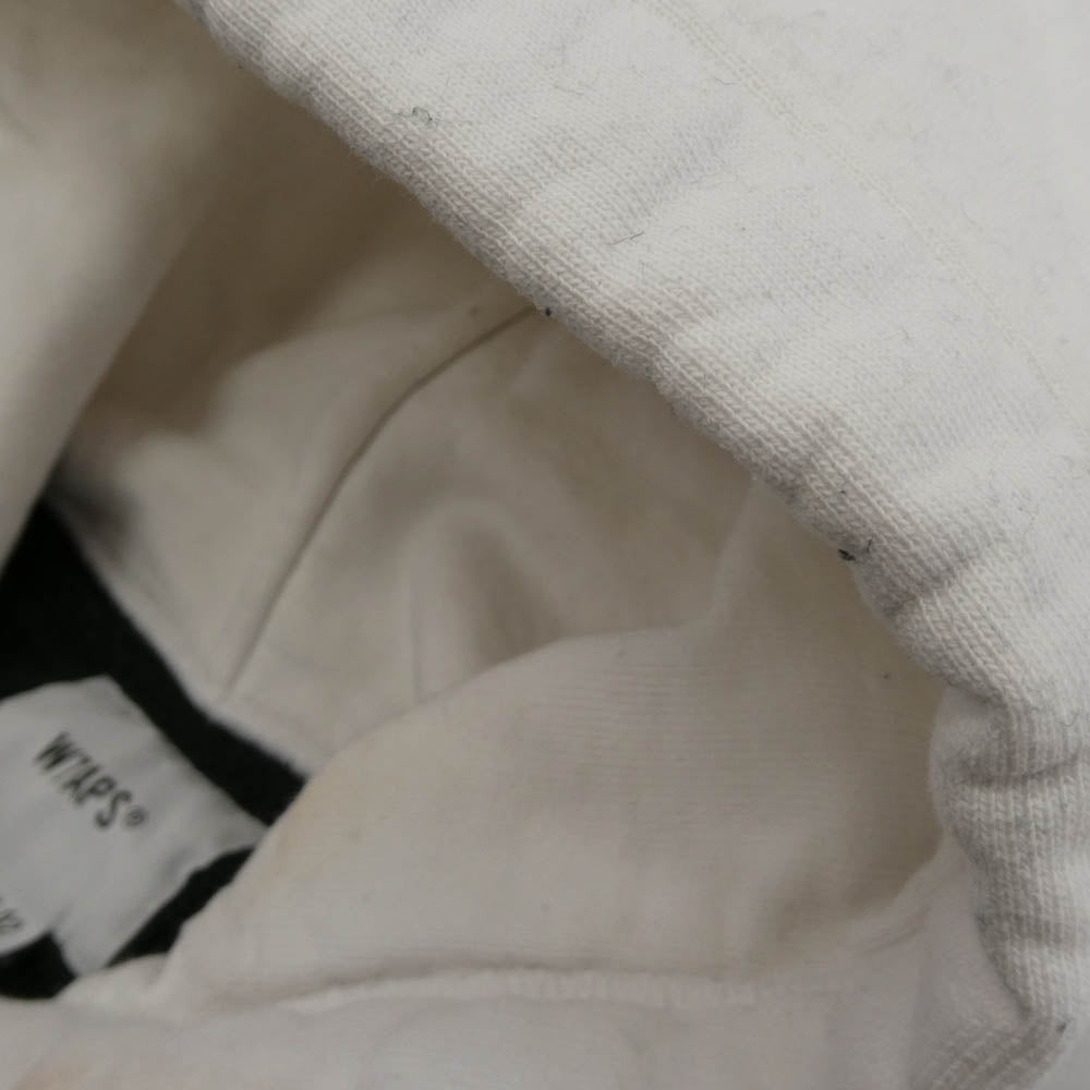 WTAPS ダブルタップス 23AW 232ATDT-CSM24 Hoody Cotton Disarmament フーディー コットン ディスアーマメント プルオーバー パーカー カーキ系 ホワイト系 X02【中古】