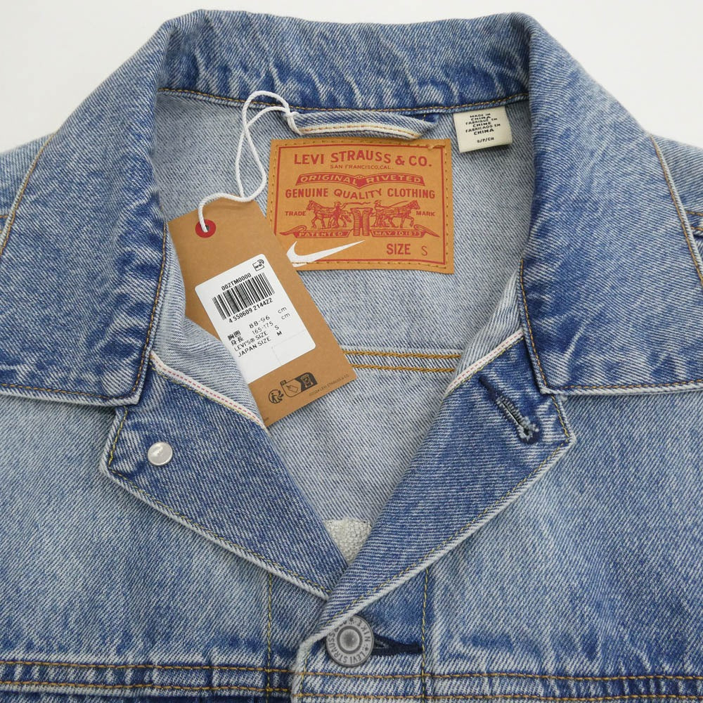 NIKE ナイキ 25SS 002TM0000 Denim Trucker Jacket デニム トラッカー ジャケット Gジャン インディゴブルー系 LEVI'S/S JAPAN/M【極上美品】【中古】