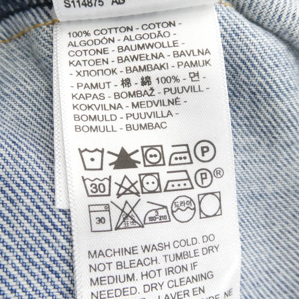 NIKE ナイキ 25SS 002TM0000 Denim Trucker Jacket デニム トラッカー ジャケット Gジャン インディゴブルー系 LEVI'S/S JAPAN/M【極上美品】【中古】