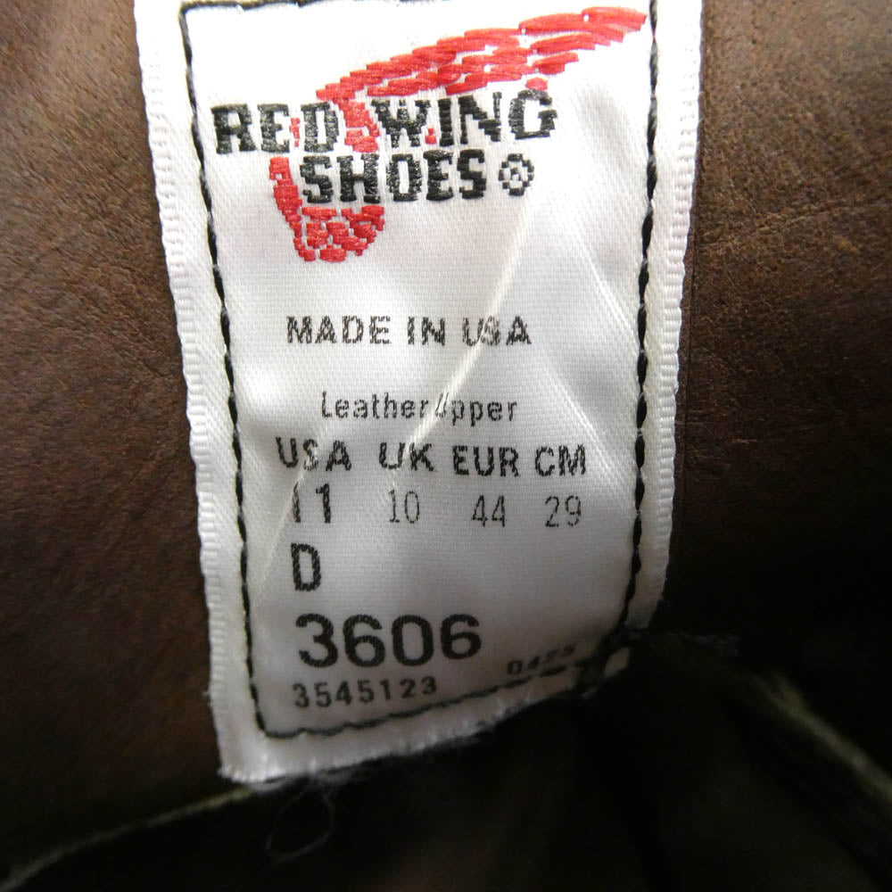 RED WING レッドウィング 3606 Weekender Oxford ウィークエンダー オックスフォード チョコレート ミュール スキナー ブラウン系 29cm【中古】
