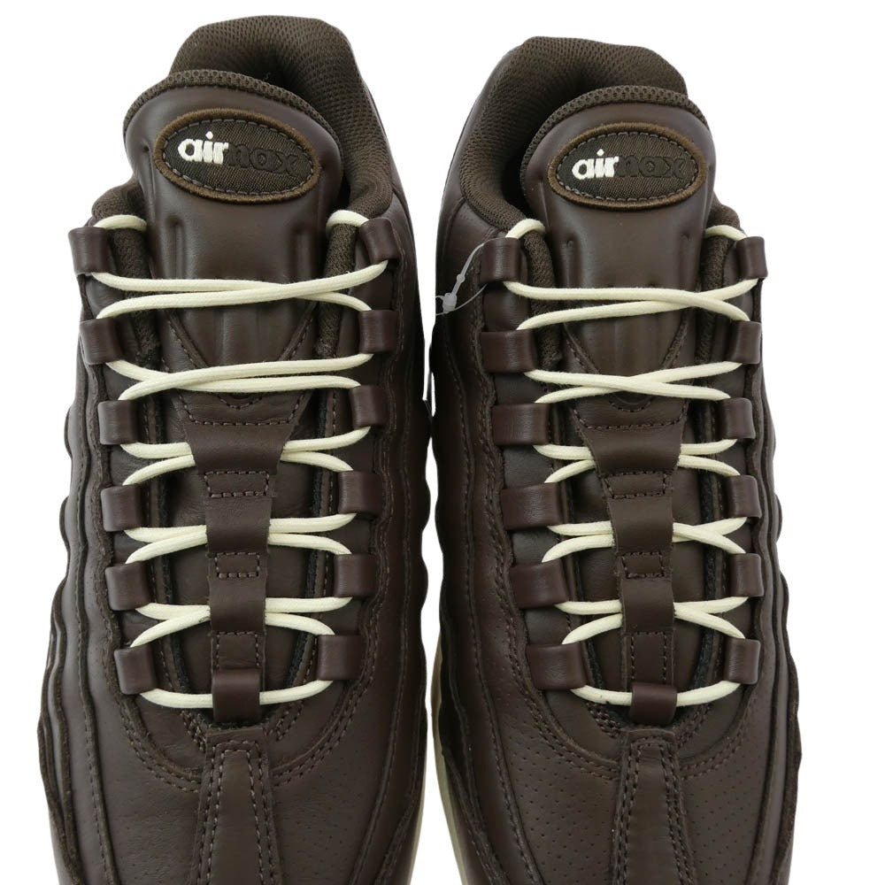 NIKE ナイキ 26SS IM0696 200 Air Max 95 Big Bubble Leather Baroque Brown Black エアマックス 95 ビッグバブル レザー バロックブラウン ブラック スニーカー ブラウン系 28.0cm【美品】【中古】