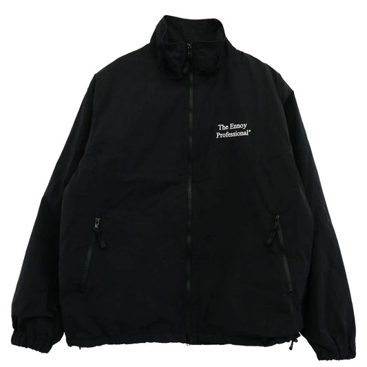 The Ennoy Professional ザ エンノイ プロフェッショナル 25SS AW24BRENJK02LP / AW24BRENPT04LP CPN Jacket Set Up Black White セットアップ ナイロン ジャケット トラックパンツ ブラック系 L【中古】
