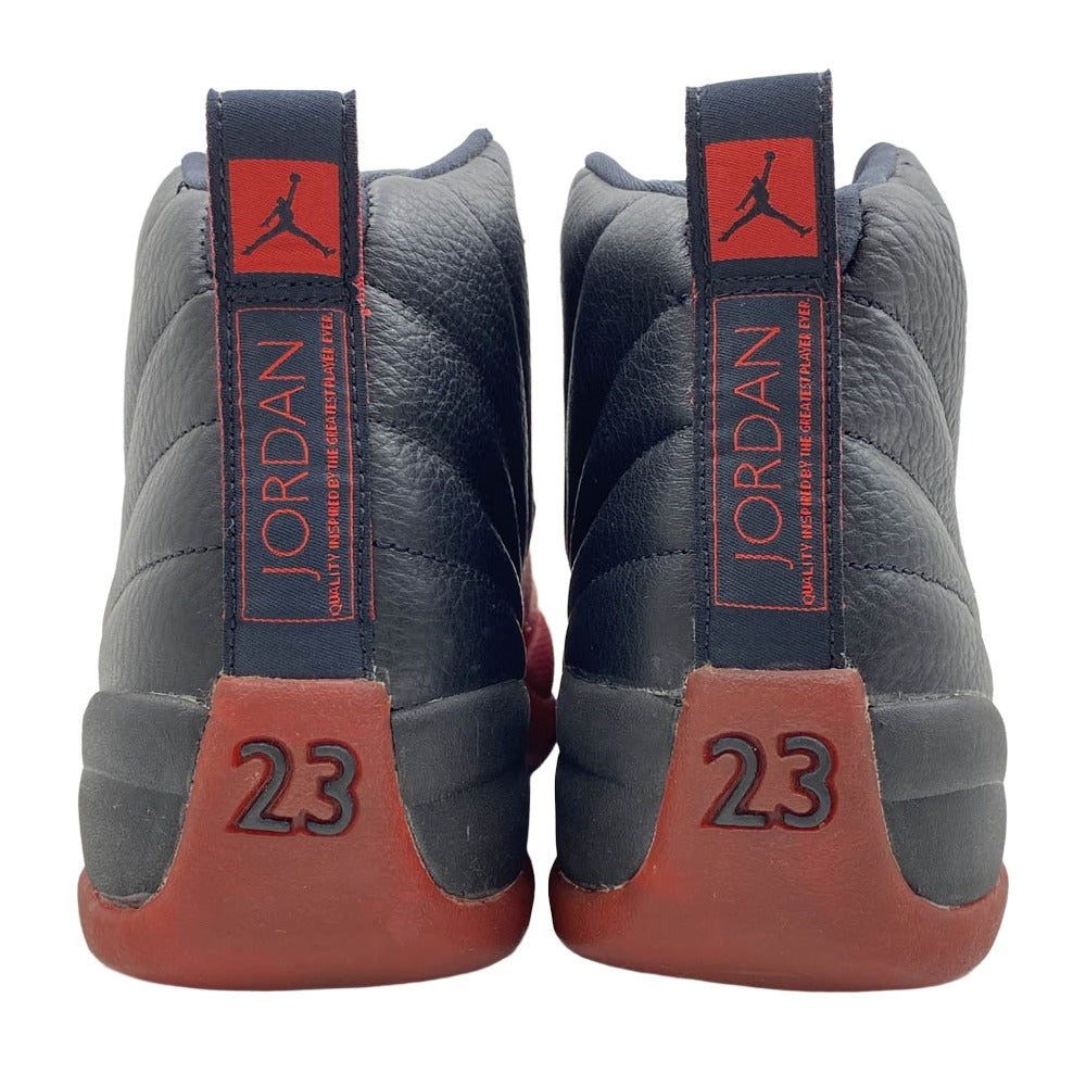 NIKE ナイキ 130690-061 【観賞用】 90s 97年製 Nike Air Jordan 12 OG Flu Game エアジョーダン12 OG フル ゲーム ハイカットスニーカー ブラック系 ホワイト系 27.5cm【中古】