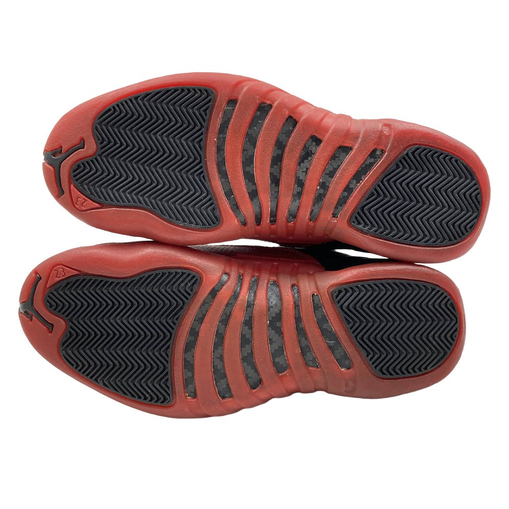 NIKE ナイキ 130690-061 【観賞用】 90s 97年製 Nike Air Jordan 12 OG Flu Game エアジョーダン12 OG フル ゲーム ハイカットスニーカー ブラック系 ホワイト系 27.5cm【中古】