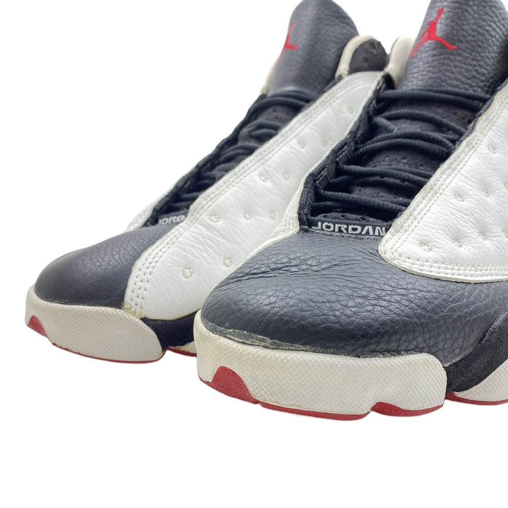 NIKE ナイキ 136002-132 【観賞用】90s 97年製 オリジナル Air Jordan 13 OG He Got Game エアジョーダン13 ヒーガットゲーム ハイカットスニーカー ブラック系 ホワイト系 28cm【中古】