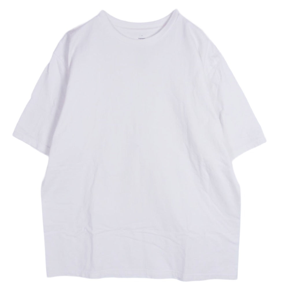 GRAPHPAPER グラフペーパー コットン クルーネック 半袖 Tシャツ ホワイト ホワイト系 4【中古】