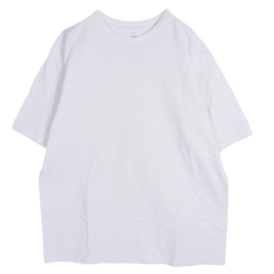 GRAPHPAPER グラフペーパー コットン クルーネック 半袖 Tシャツ ホワイト ホワイト系 4【中古】