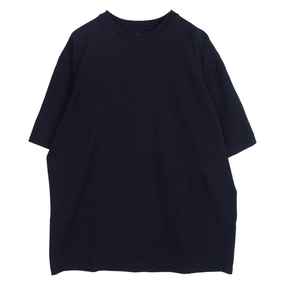 GRAPHPAPER グラフペーパー コットン クルーネック 半袖 Tシャツ ブラック ブラック系 4【中古】