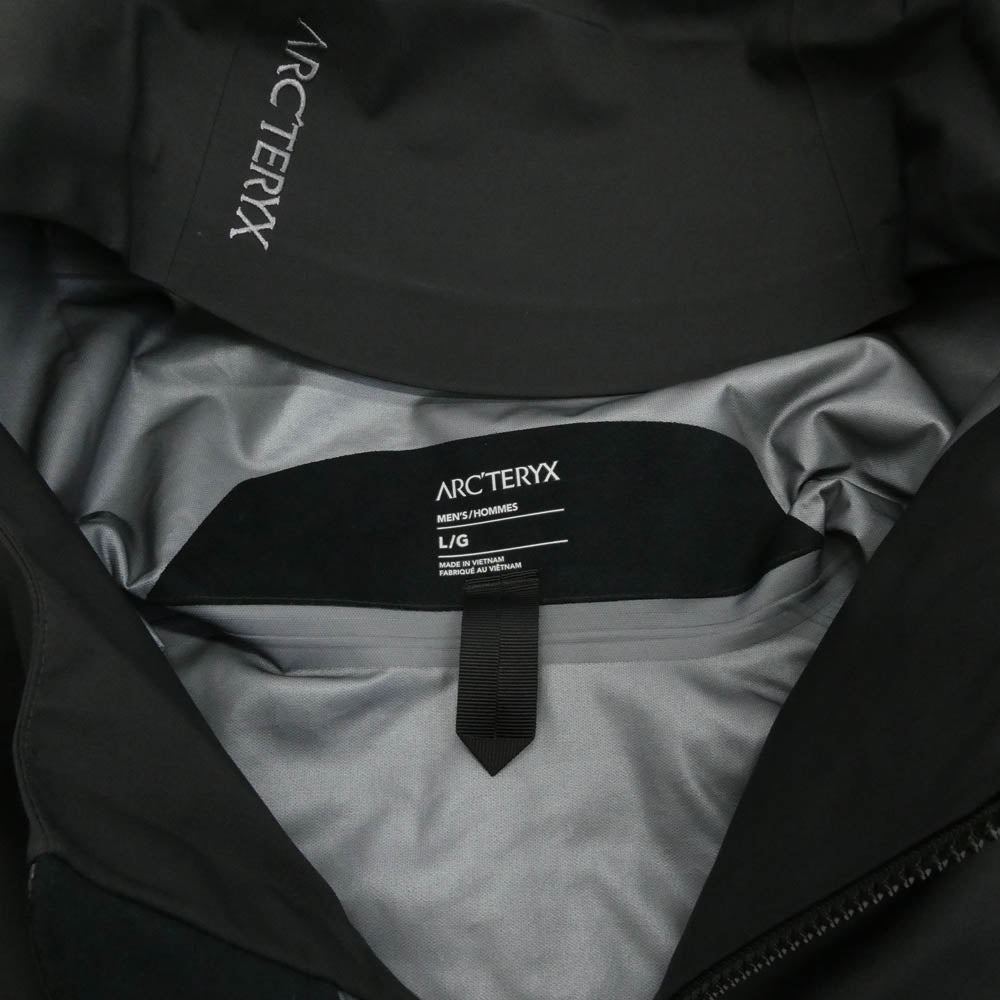 ARC'TERYX アークテリクス X00001051302 BIRD AID付き Beta Jacket ベータジャケット GORE-TEX ゴアテックス ナイロンジャケット ブラック系 L【新古品】【未使用】【中古】