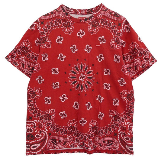 Supreme シュプリーム 21SS Small Box Tee Red Bandana スモール ボックス レッド バンダナ 半袖 Tシャツ レッド系 XL【中古】