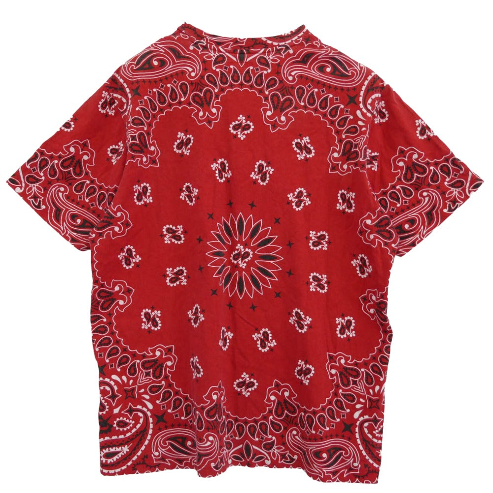 Supreme シュプリーム 21SS Small Box Tee Red Bandana スモール ボックス レッド バンダナ 半袖 Tシャツ レッド系 XL【中古】