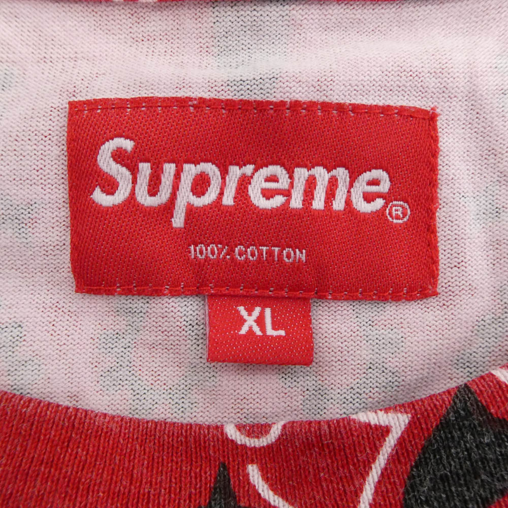 Supreme シュプリーム 21SS Small Box Tee Red Bandana スモール ボックス レッド バンダナ 半袖 Tシャツ レッド系 XL【中古】