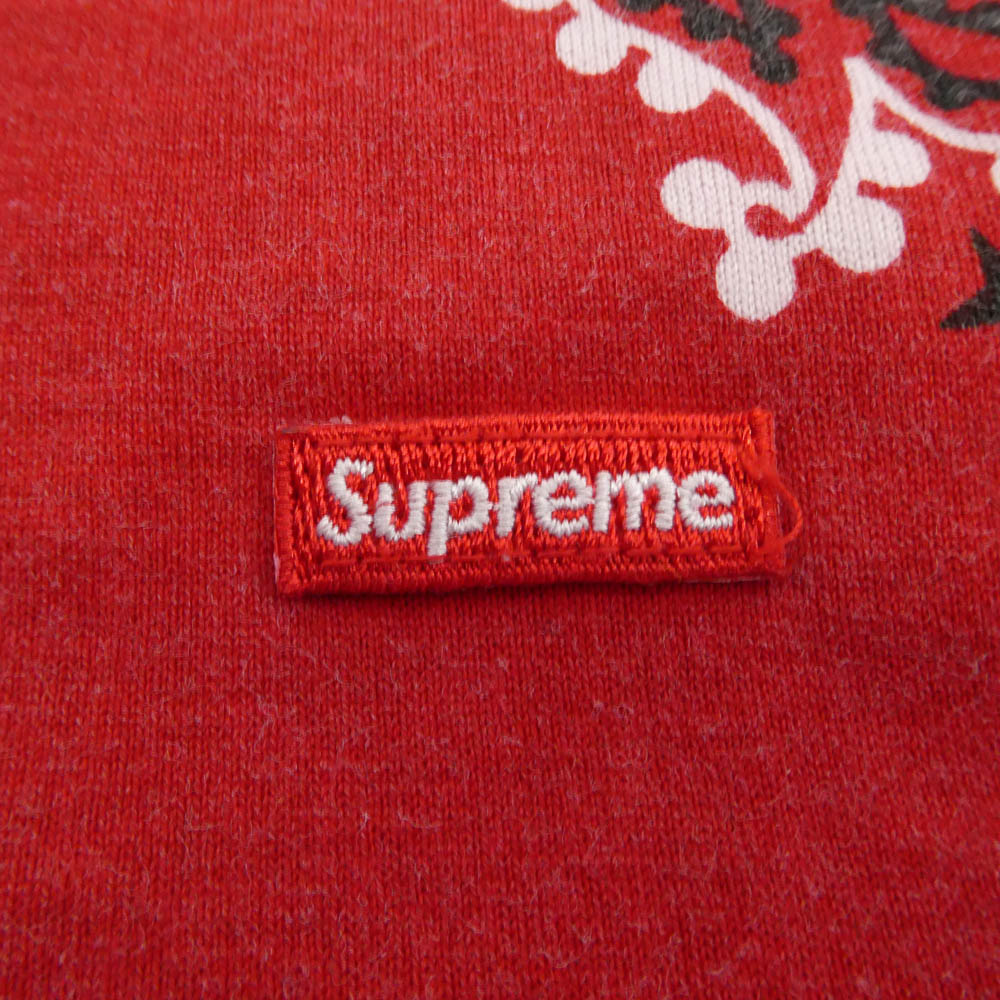 Supreme シュプリーム 21SS Small Box Tee Red Bandana スモール ボックス レッド バンダナ 半袖 Tシャツ レッド系 XL【中古】