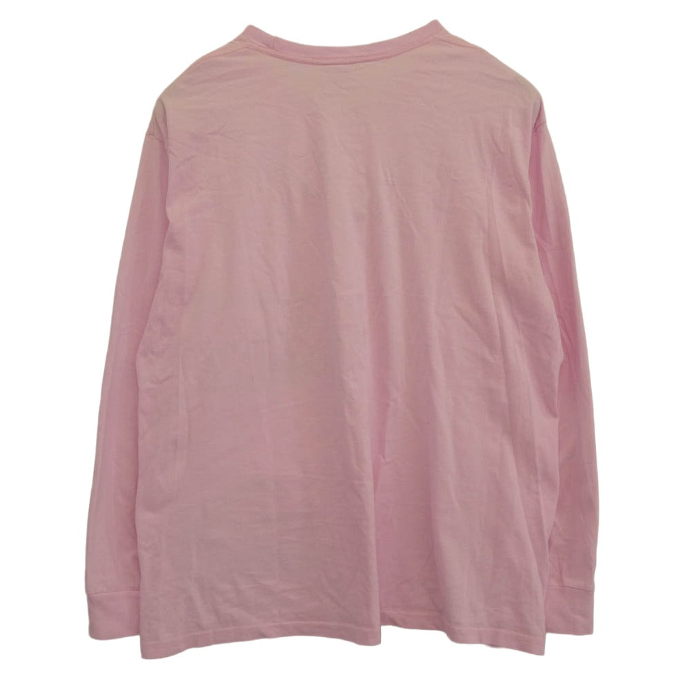 Supreme シュプリーム 21AW Multi Logo L/S Tee マルチ ロゴ 長袖 Tシャツ カットソー ピンク系 マルチカラー系 XL【中古】