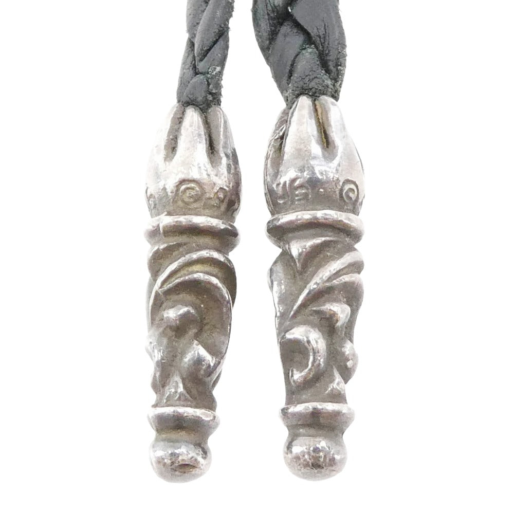 CHROME HEARTS クロムハーツ（原本無） LEATHER BRAID スクロール