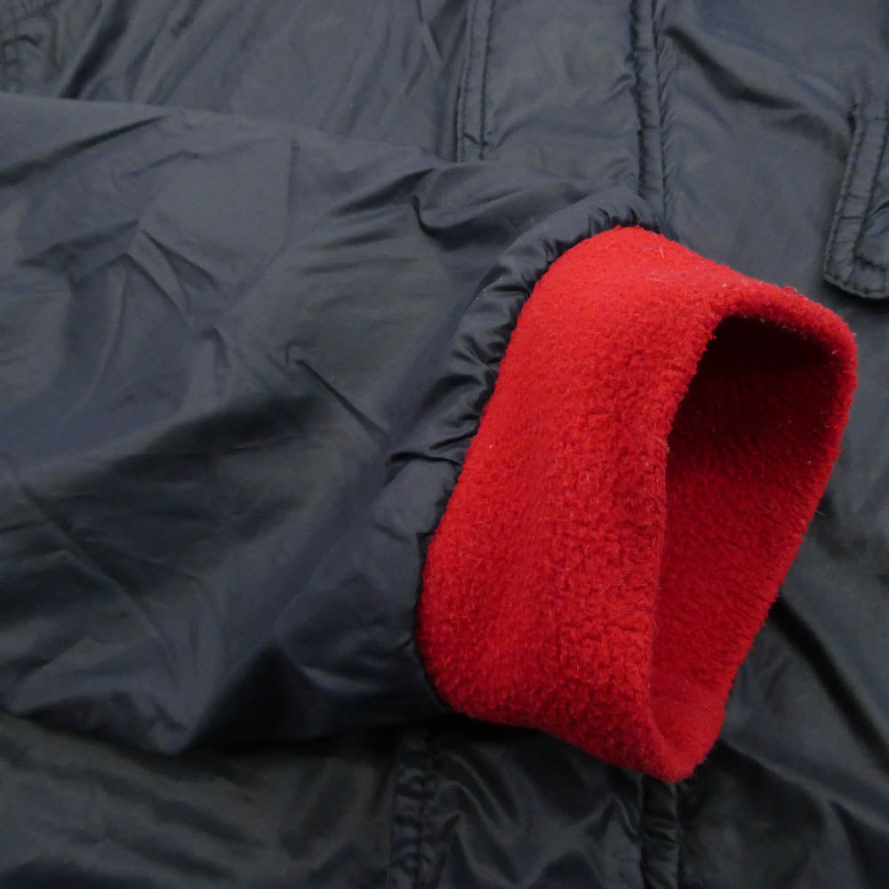 MONCLER モンクレール HUSKY ハスキー 青タグ 90s リバーシブル ジャケット ブルゾン フリース ネイビー系 レッド系 M【中古】