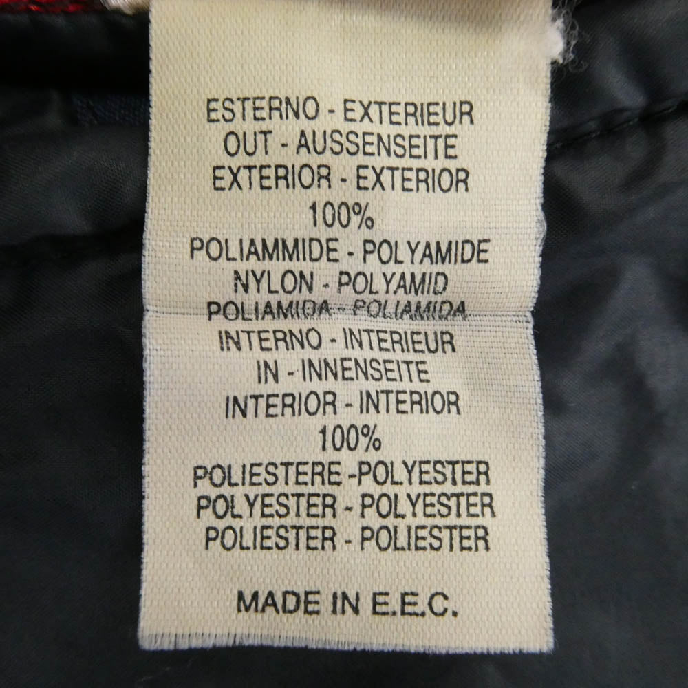 MONCLER モンクレール HUSKY ハスキー 青タグ 90s リバーシブル ジャケット ブルゾン フリース ネイビー系 レッド系 M【中古】