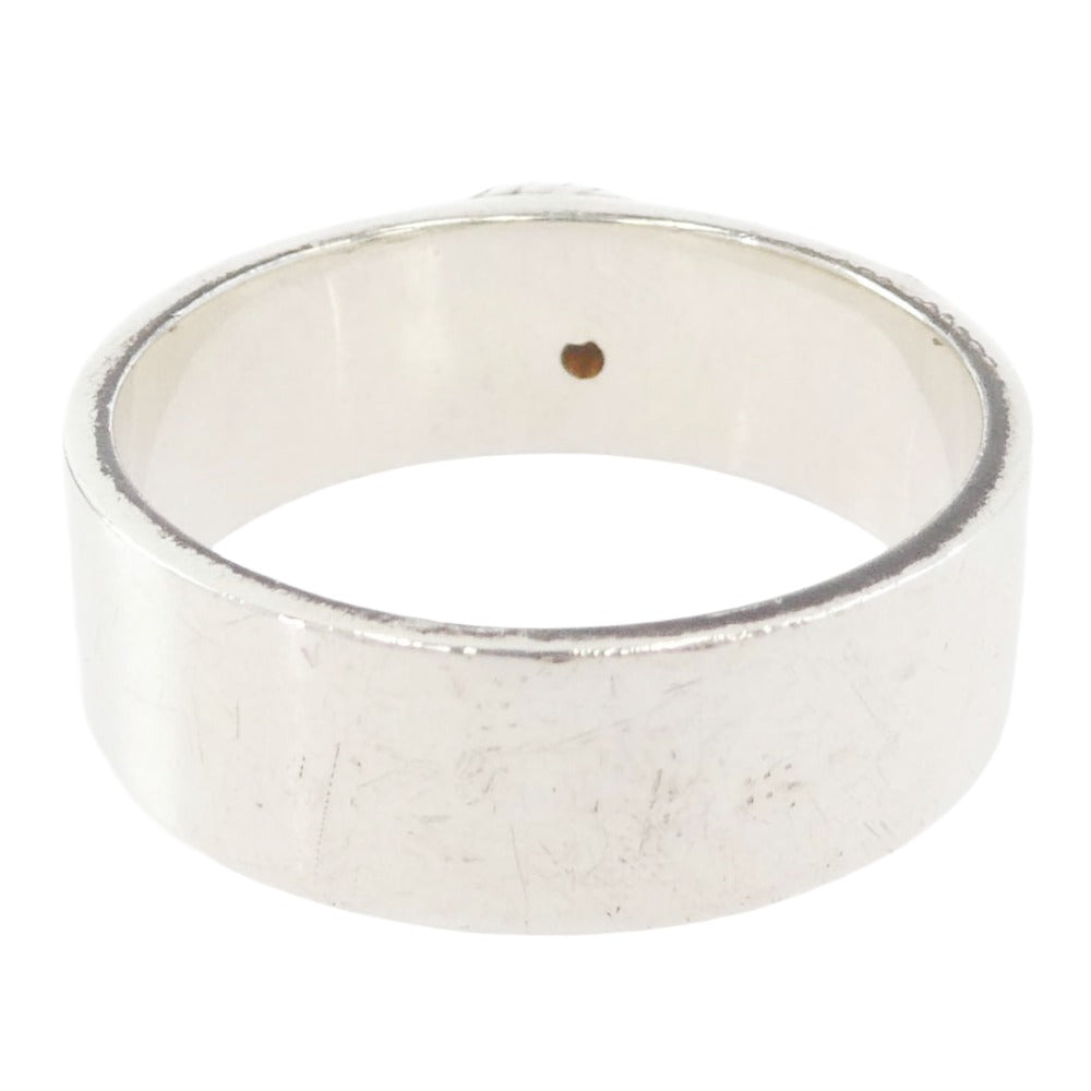 TADY&KING タディアンドキング 銀縄 ターコイズ 平打ち リング シルバー系 ブルー系 25号【中古】