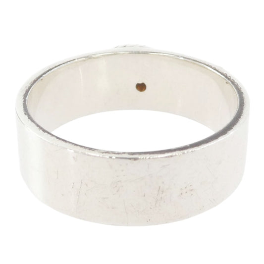 TADY&KING タディアンドキング 銀縄 ターコイズ 平打ち リング シルバー系 ブルー系 25号【中古】