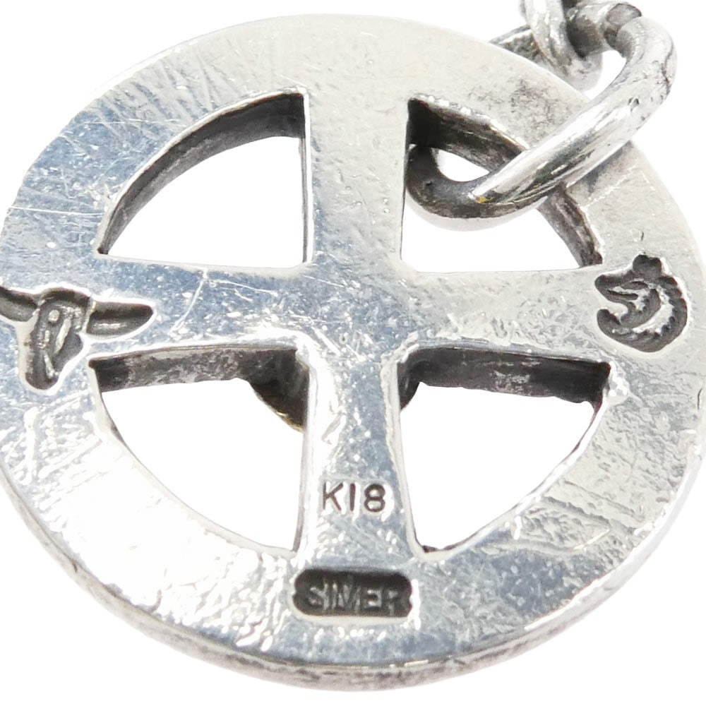 TADY&KING タディアンドキング イーグルフック レギュラーホイール GPウルフ 50cm チェーン ネックレス シルバー系【中古】