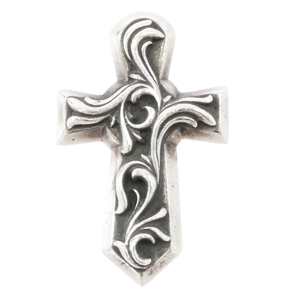 CHROME HEARTS クロムハーツ（原本無） VULCAN CROSS SML バルカン クロス スモール ペンダントトップ シルバー系【中古】