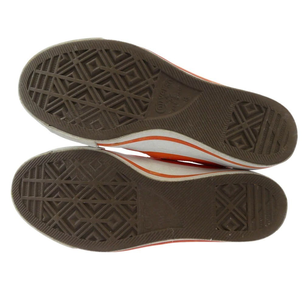 CONVERSE コンバース 日本製 ONE STAR J ORANGE ワンスター レザー ローカット スニーカー オレンジ系 US8【中古】