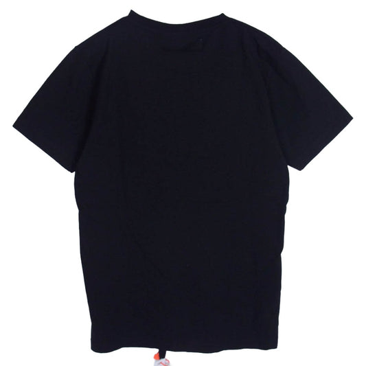 OFF-WHITE オフホワイト OMAA027E19185019 LOGO S/S TEE ロゴプリント 半袖 Tシャツ カットソー ブラック系 S【新古品】【未使用】【中古】
