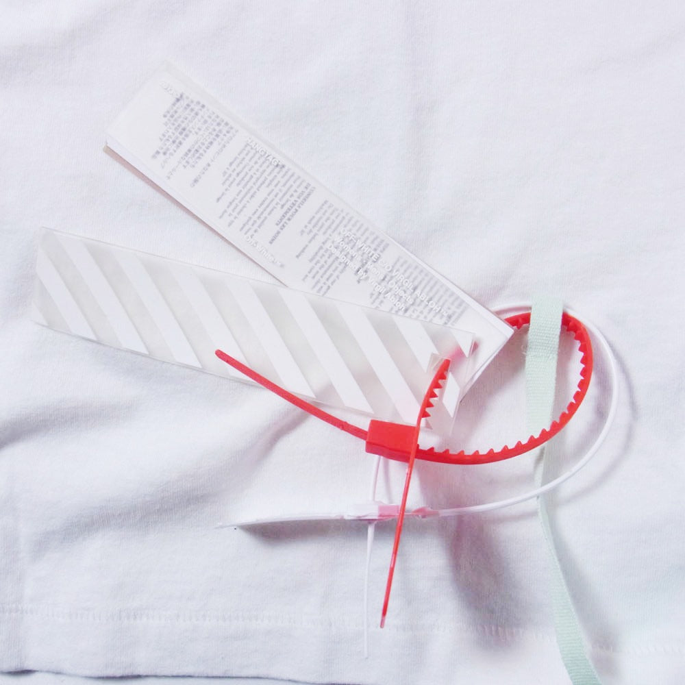 OFF-WHITE オフホワイト Darlin ダーリン クロスドアロー プリント 半袖 Tシャツ カットソー ホワイト系 XXS【美品】【中古】