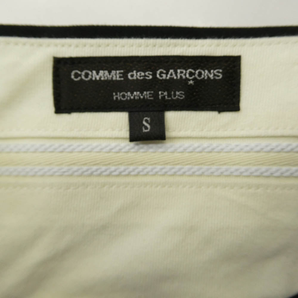 COMME des GARCONS HOMME PLUS コムデギャルソンオムプリュス 26SS PQ-P054 ウールギャバジン マルチジップ トラウザーズ パンツ ブラック系 S【美品】【中古】