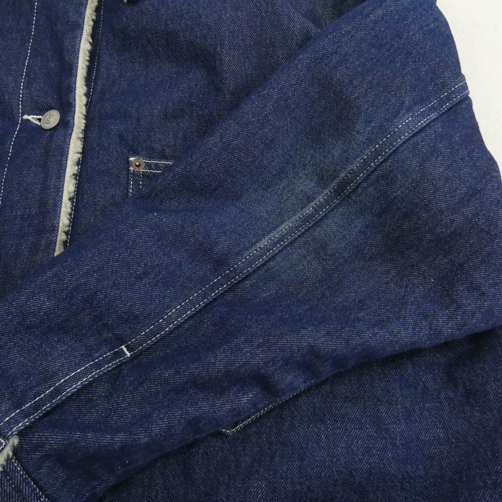 MAISON MARGIELA メゾンマルジェラ 18AW S52AM0078 S30640 OVER SIZE DENIM JK オーバーサイズ ボア デニムジャケット インディゴブルー系 46【中古】