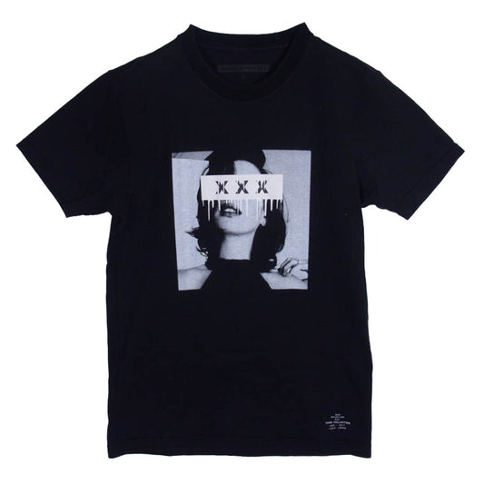 GOD SELECTION XXX ゴッドセレクション photo s/s tee フォトプリント クルーネック 半袖 Tシャツ ブラック系 S【中古】