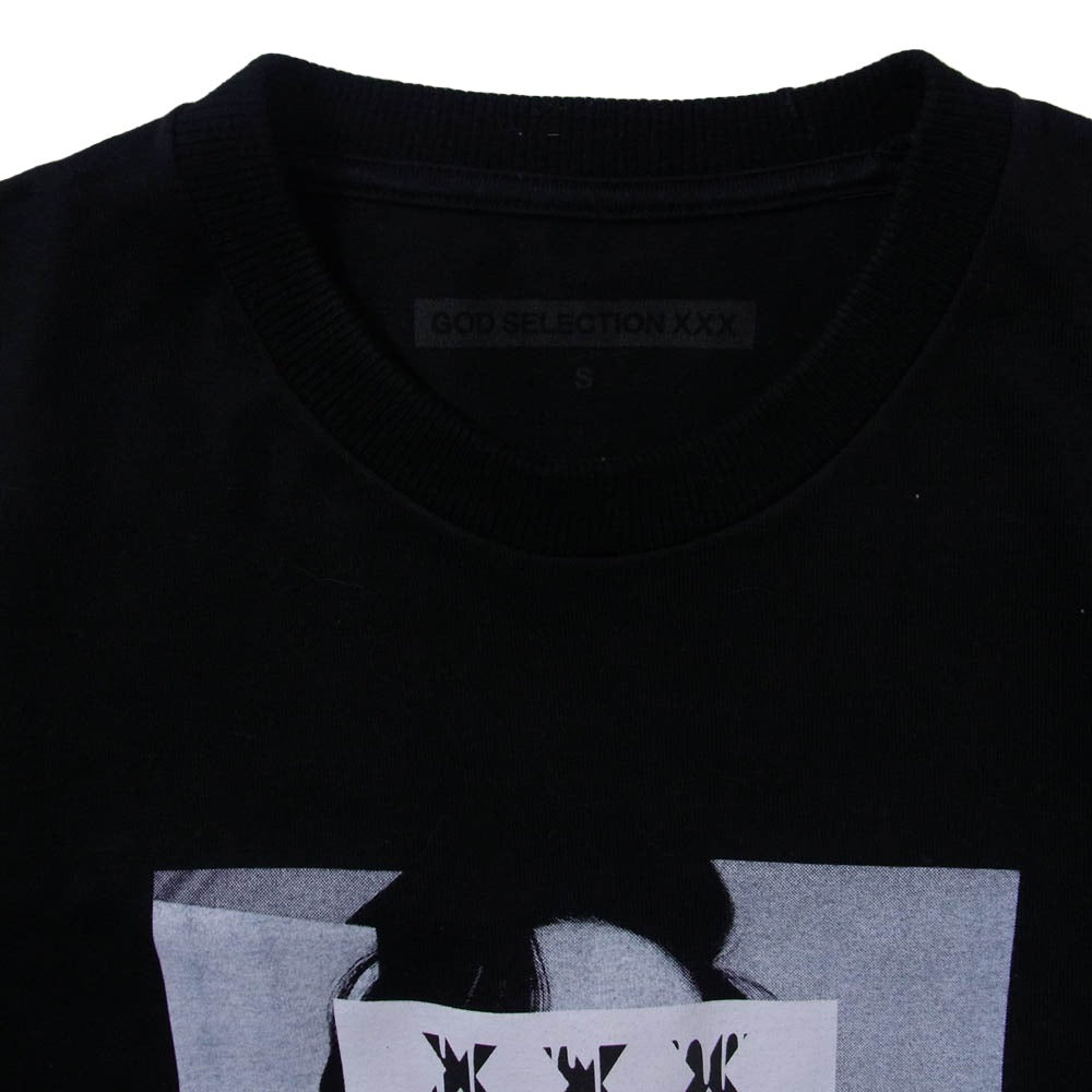 GOD SELECTION XXX ゴッドセレクション photo s/s tee フォトプリント クルーネック 半袖 Tシャツ ブラック系 S【中古】