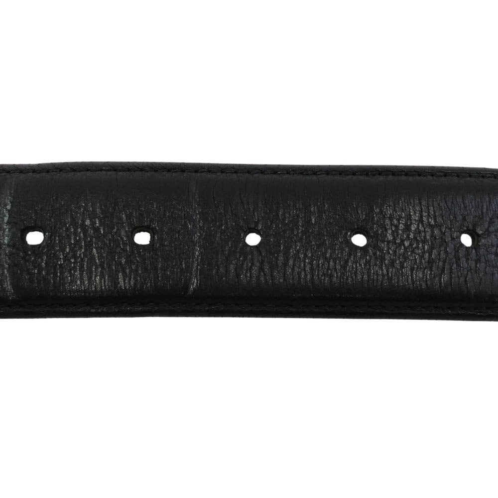 CHROME HEARTS クロムハーツ（原本有） BLT GUNSLINGER ガンスリンガー バックル 1.5 レザー ベルト ブラック系 36【中古】