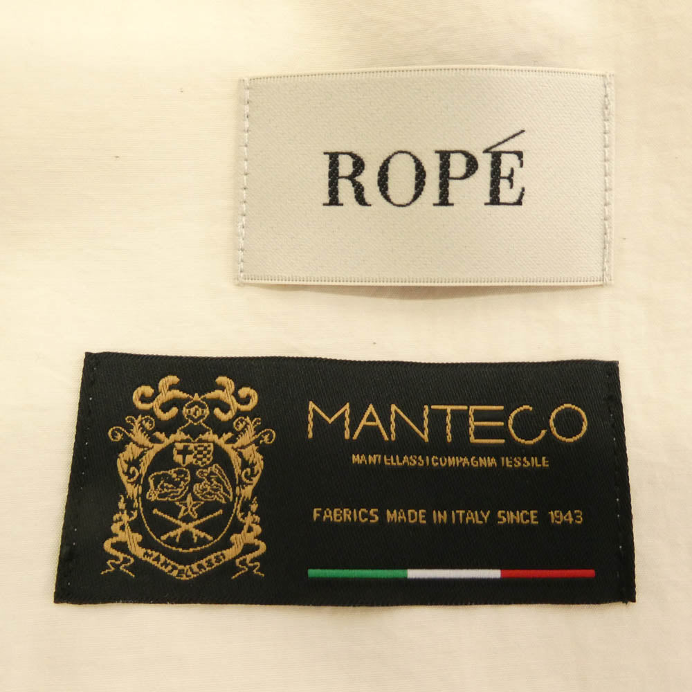 ROPE' ロペ 25SS GGO-25010-A コットンポプリンスプリングコート オフホワイト系 36【中古】