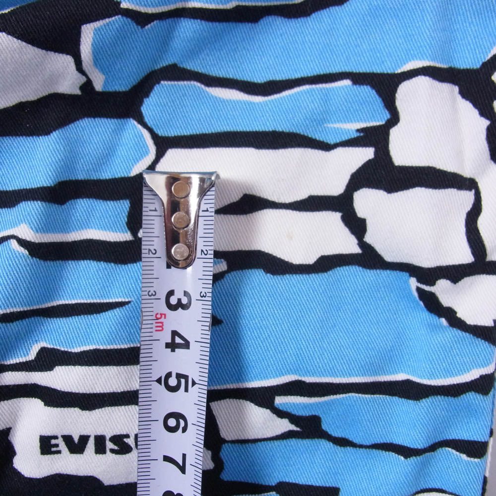 EVISU エヴィス 総柄 1st Type ジャケット ライトブルー系 40【中古】