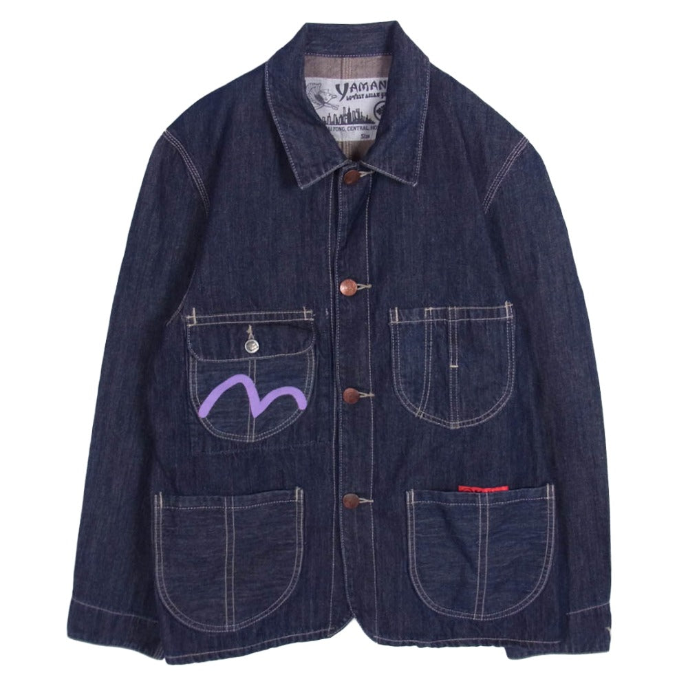 EVISU エヴィス YAMANE ヤマネ インディゴブルー系 40【中古】