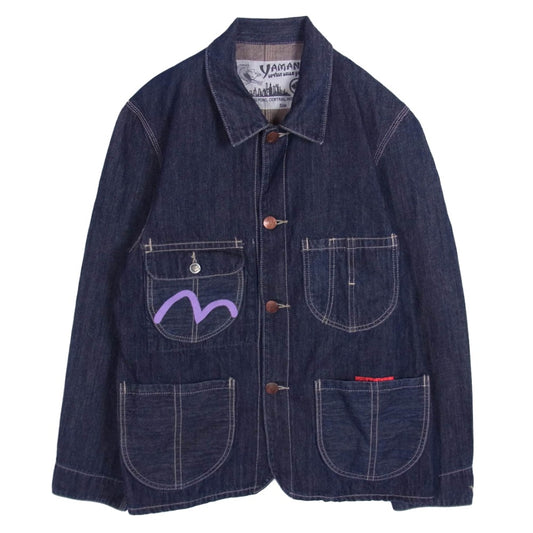 EVISU エヴィス YAMANE ヤマネ インディゴブルー系 40【中古】