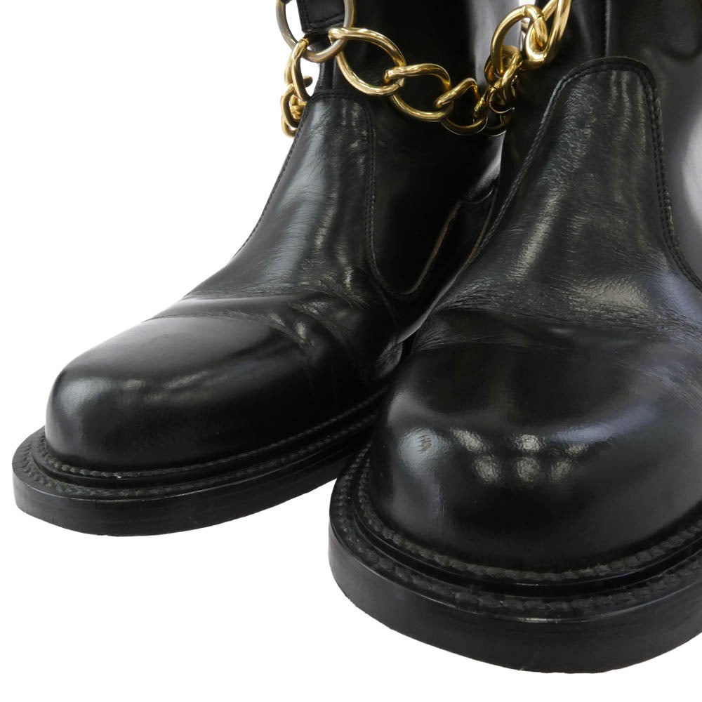 EVISU エヴィス evisya tailor ローパー ブーツ ブラック系 9【中古】