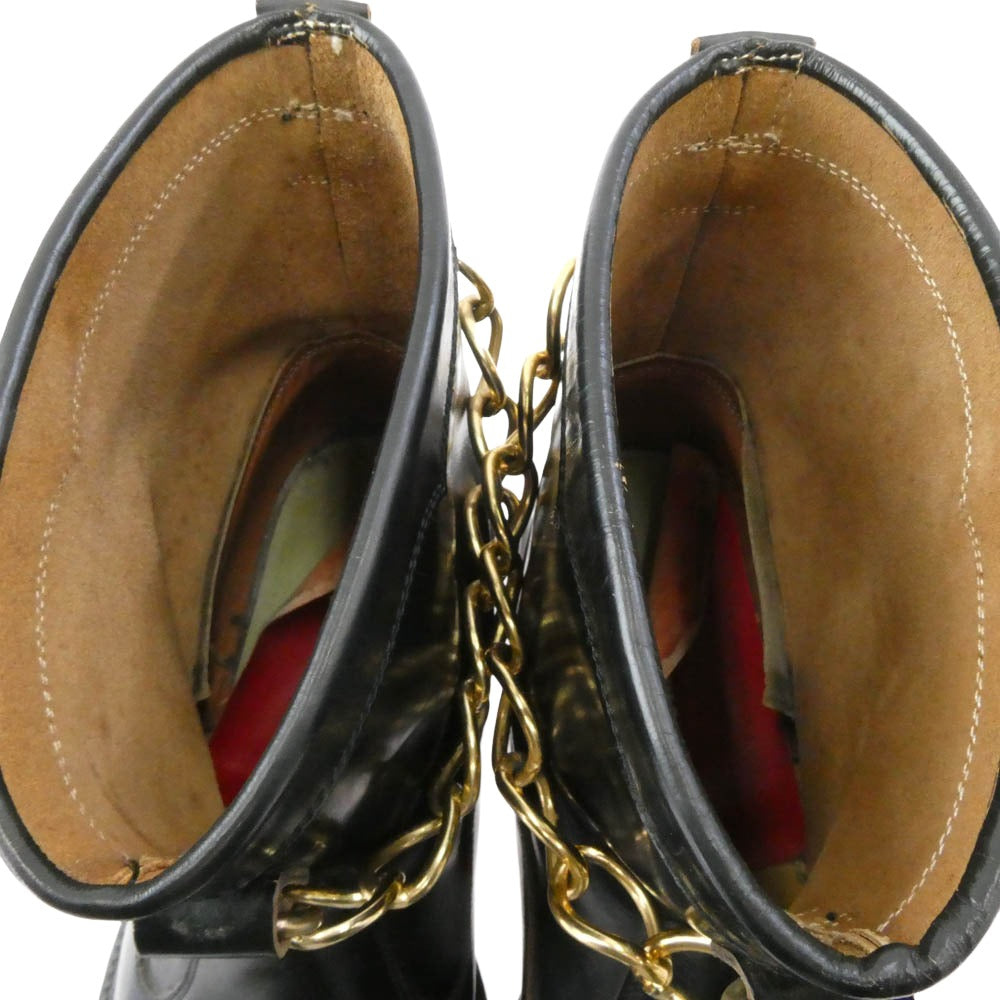 EVISU エヴィス evisya tailor ローパー ブーツ ブラック系 9【中古】