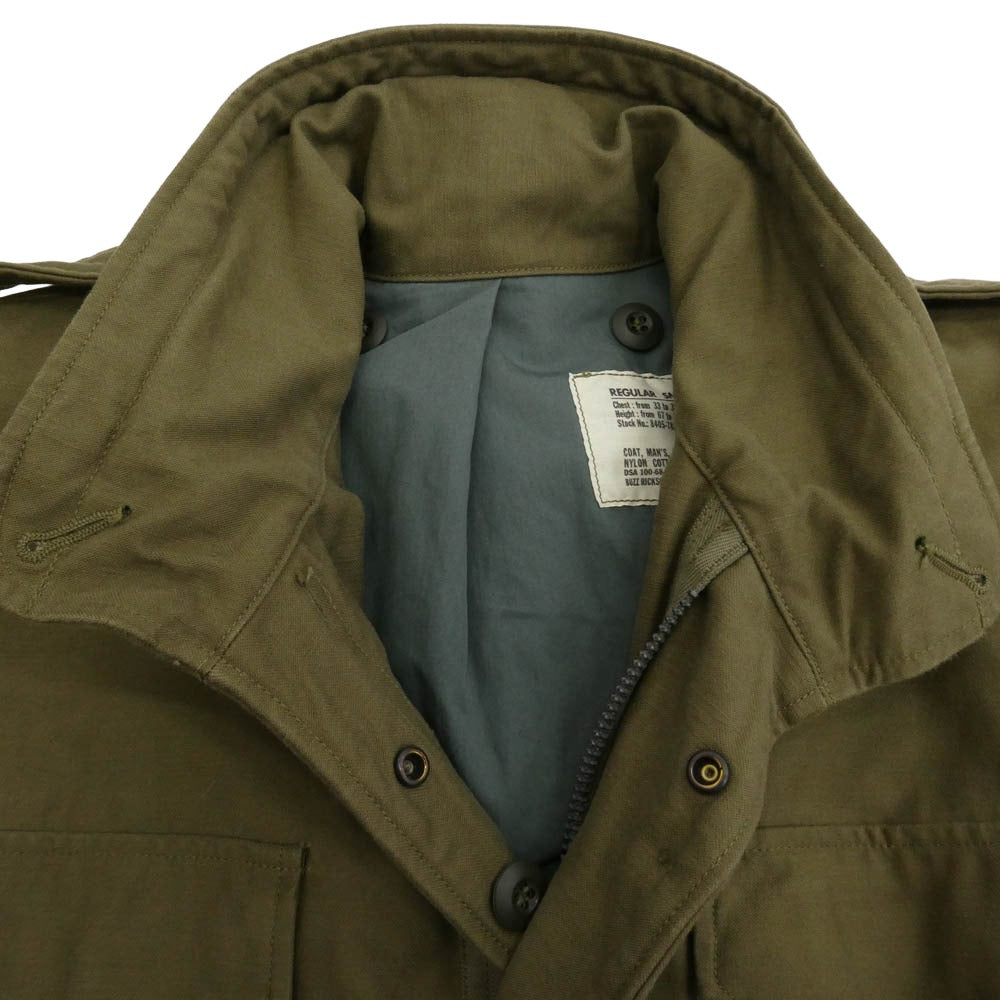 Buzz Rickson's バズリクソンズ BR11702 TYPE M-65 FIELD JACKET フィールド ジャケット ミリタリージャケット カーキ系 S【中古】