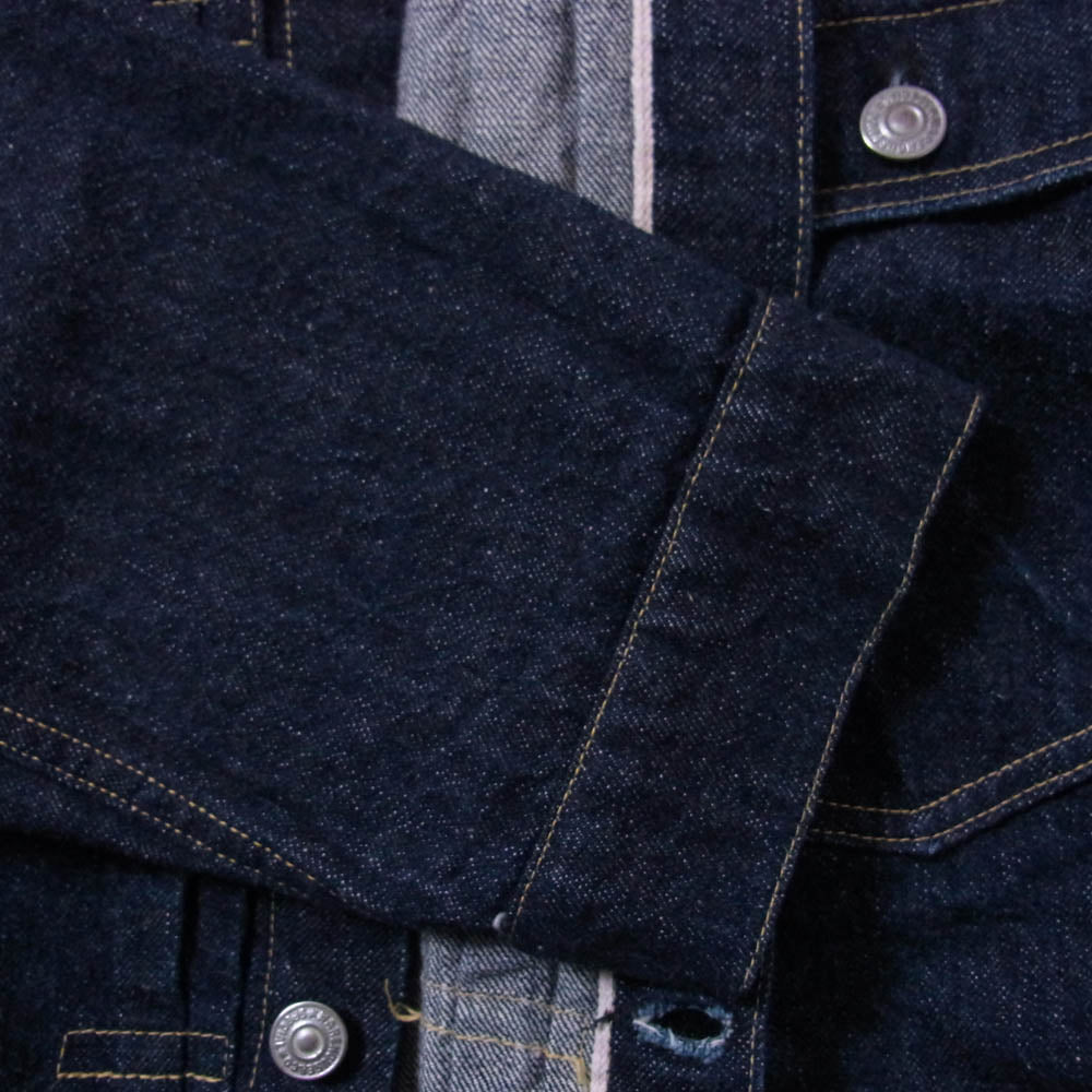 WAREHOUSE ウエアハウス Lot 2000XX 1947 MODEL DEAD STOCK BLUE T-BACK Tバック デニム ジャケット インディゴブルー系 46【中古】