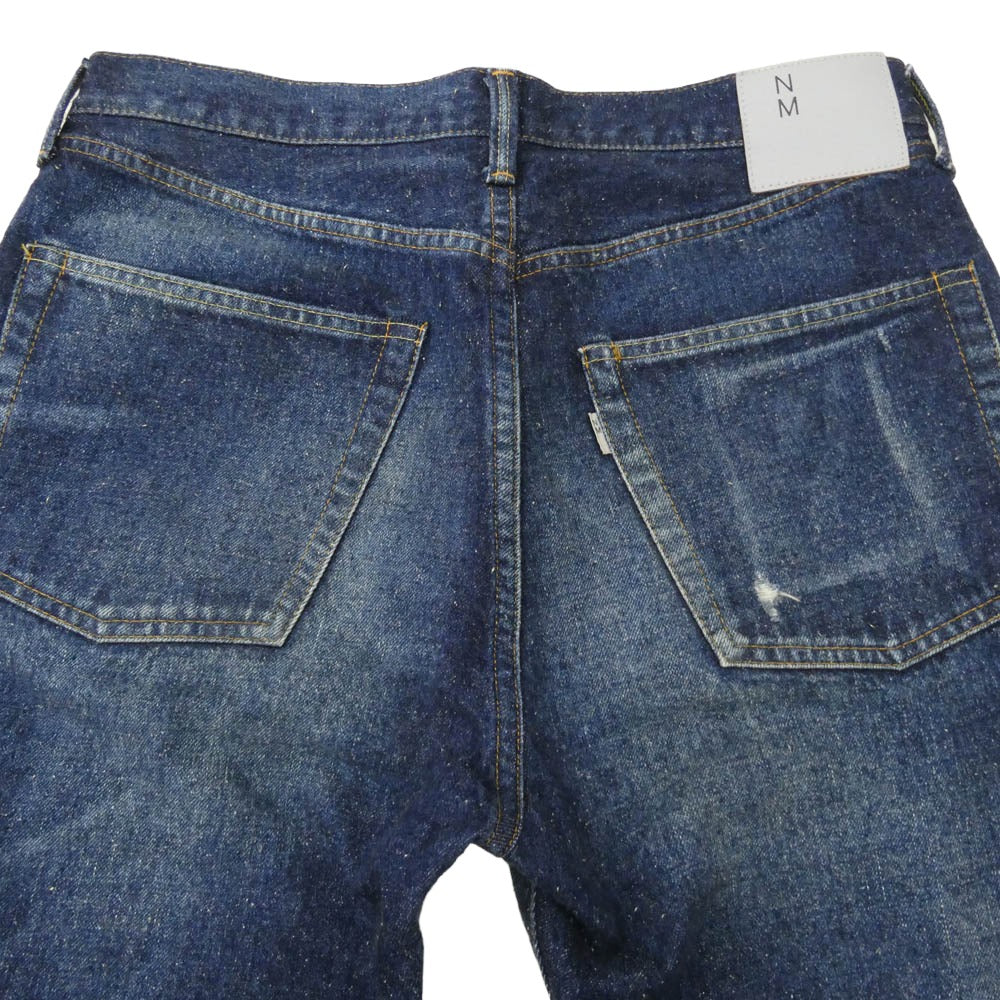 New Manual ニューマニュアル NM-No.1 #028 LV 66 JEANS 100 Limited ダメージ エイジング 加工 デニム パンツ インディゴブルー系 33【美品】【中古】