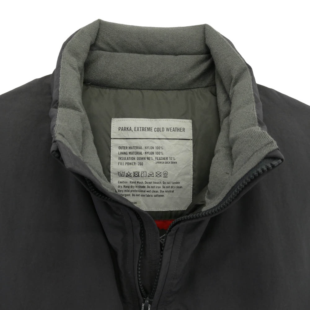 NANGA ナンガ 15538400010 COLD weather ダウンベスト ジャケット グレー系 M【中古】
