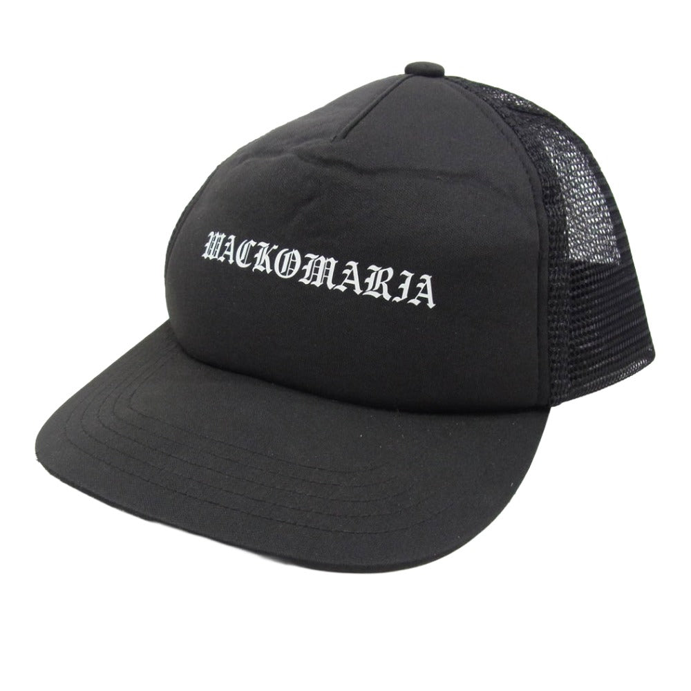 WACKO MARIA ワコマリア 25SS-WMA-CP04 MESH CAP メッシュ キャップ 帽子 ブラック系【中古】