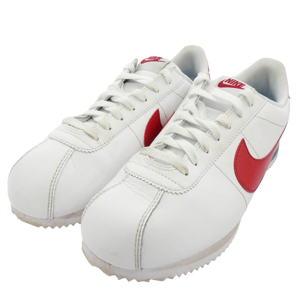 NIKE ナイキ DM4044 108 Cortez White Varsity Red コルテッツ レザー スニーカー ホワイト系 レッド系 26.5cm【中古】