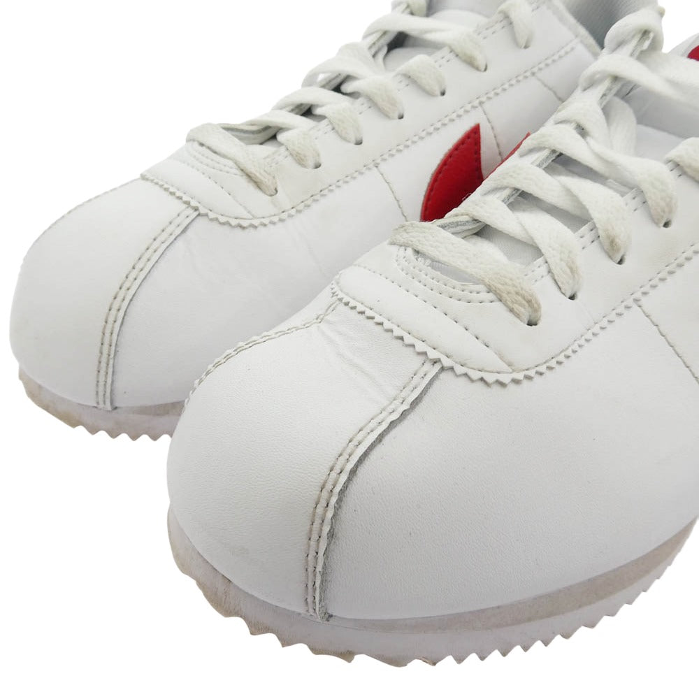 NIKE ナイキ DM4044 108 Cortez White Varsity Red コルテッツ レザー スニーカー ホワイト系 レッド系 26.5cm【中古】