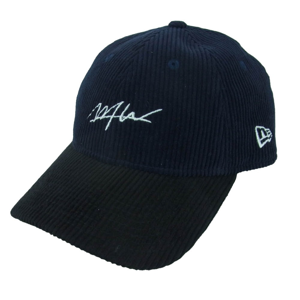 NEW ERA ニューエラ WTW ダブルティー コーデュロイ キャップ 中国製 ダークネイビー系【中古】